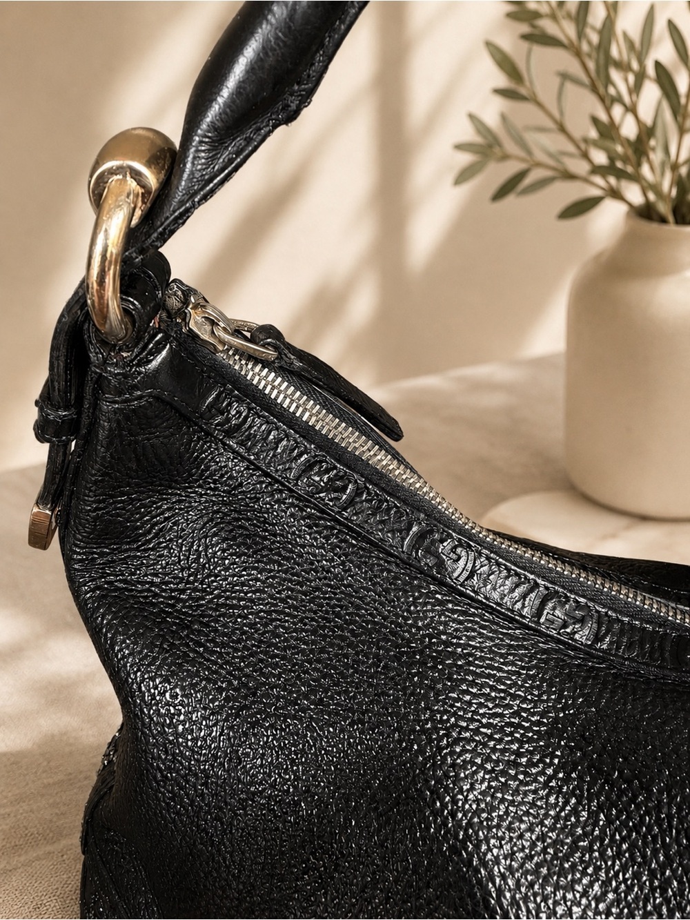 Gucci Guccissima Leather w/ Crystal Rhinestone Bag Custom One-of-a-Kind Piece - Picture 5 of 17